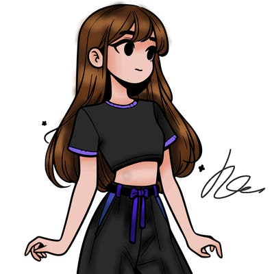 girl in a cute crop top