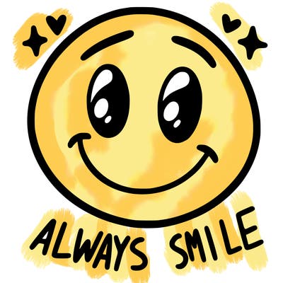 always smile
