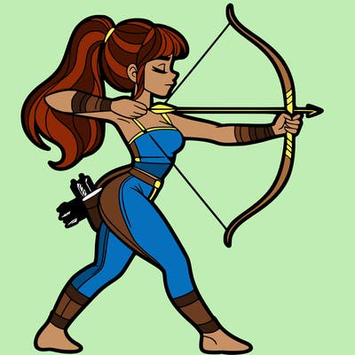 archery woman