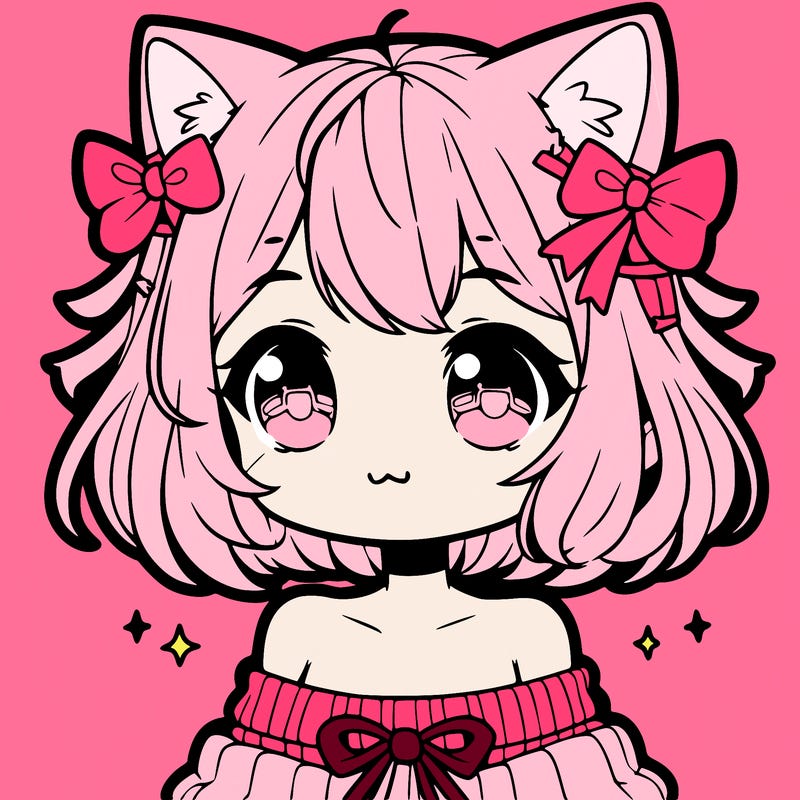 cute anime cat girl