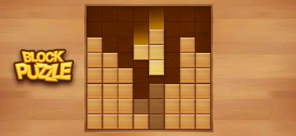 Block Puzzle Wood - Block Puzzle Wood game grid with wooden blocks