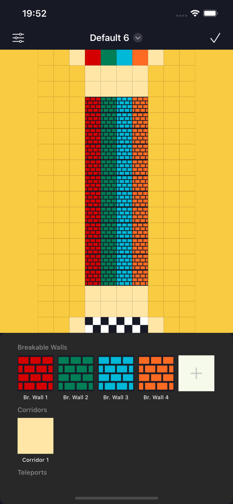 Square Race - Arena Simulator - Grid based level editor for building custom racing arenas with colorful breakable walls