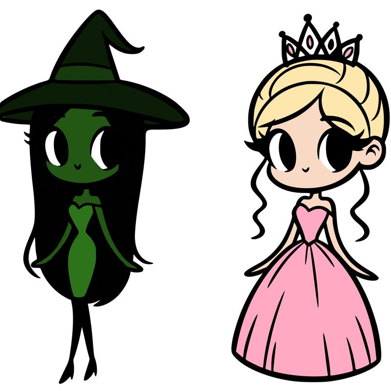 elphaba and glinda