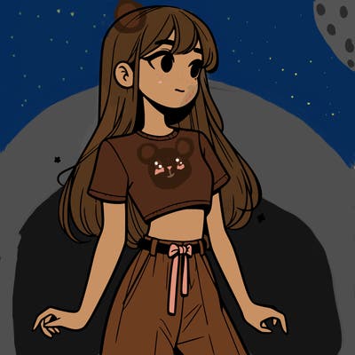 girl in a cute crop top