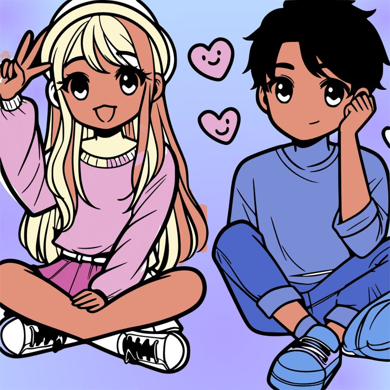 a girl and her boyfriend