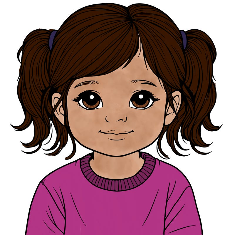 a realistic toddler girl