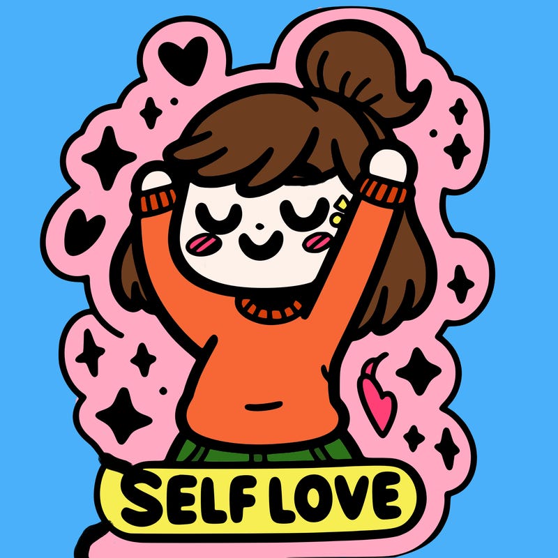 self-love sticker