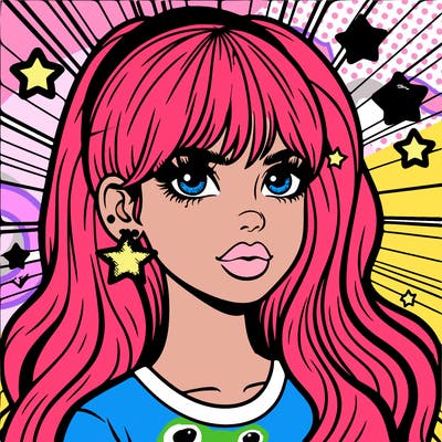 girl power pop art