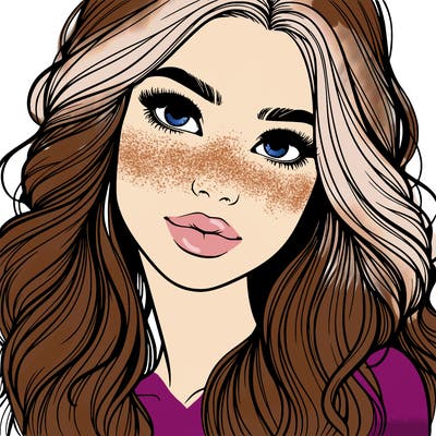 beautiful realistic girl