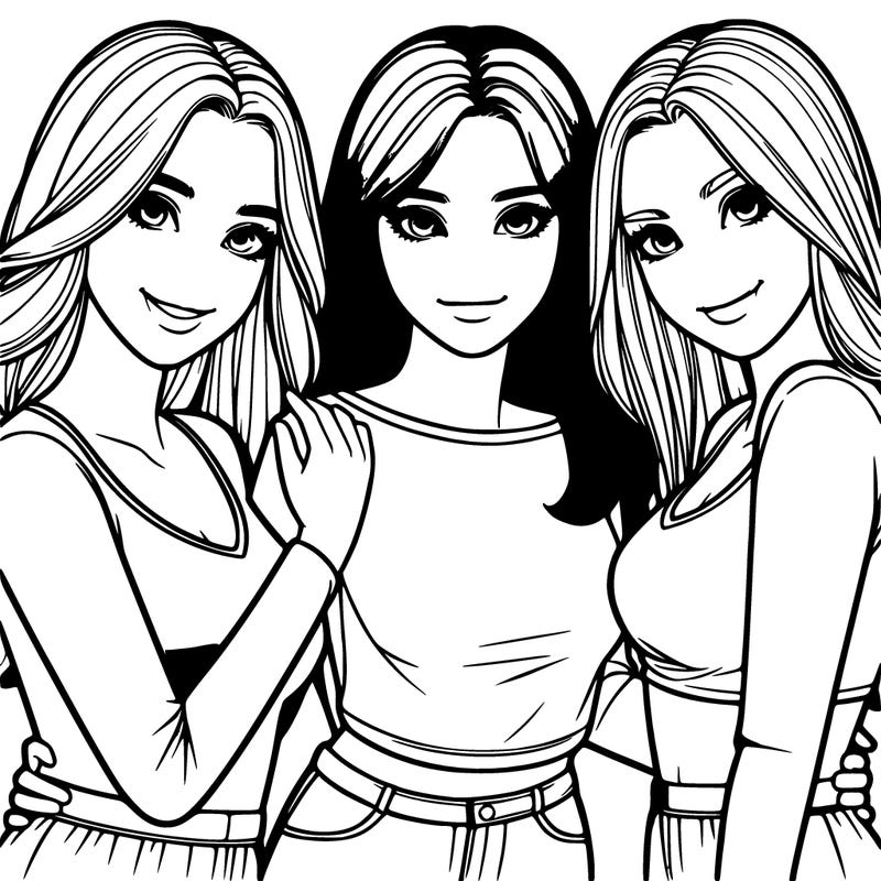 a realistic group of girls