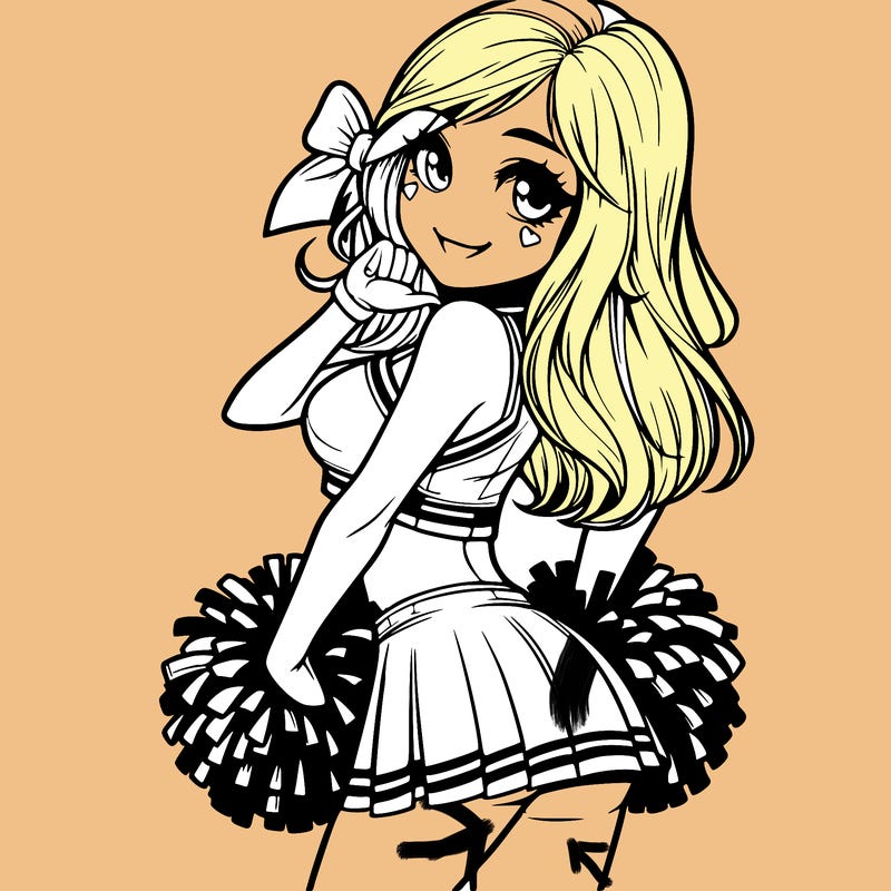 realistic cheerleader