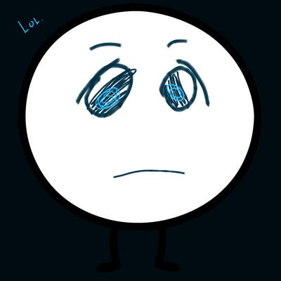 a plain circle with nothing else