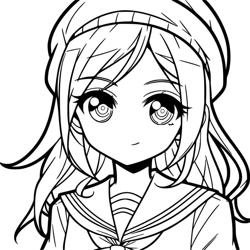 manga character girl