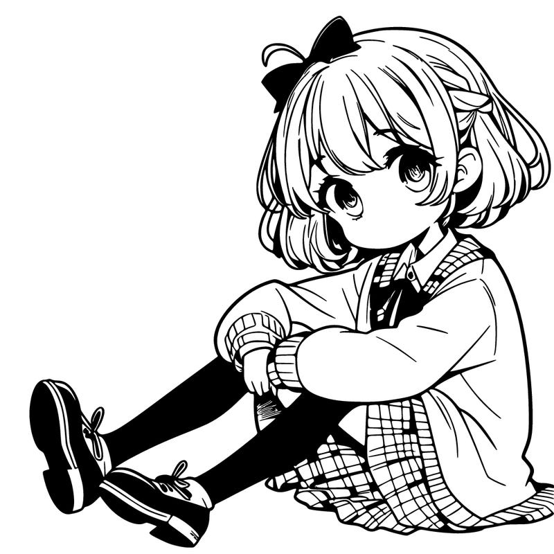 manga character:girl