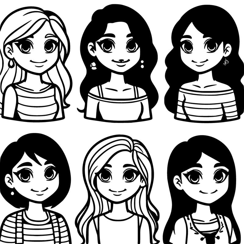 6 girls