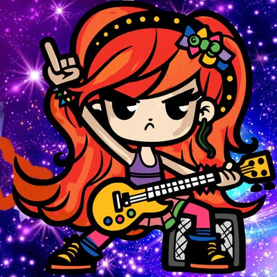 rock star girl