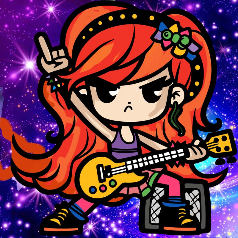 rock star girl