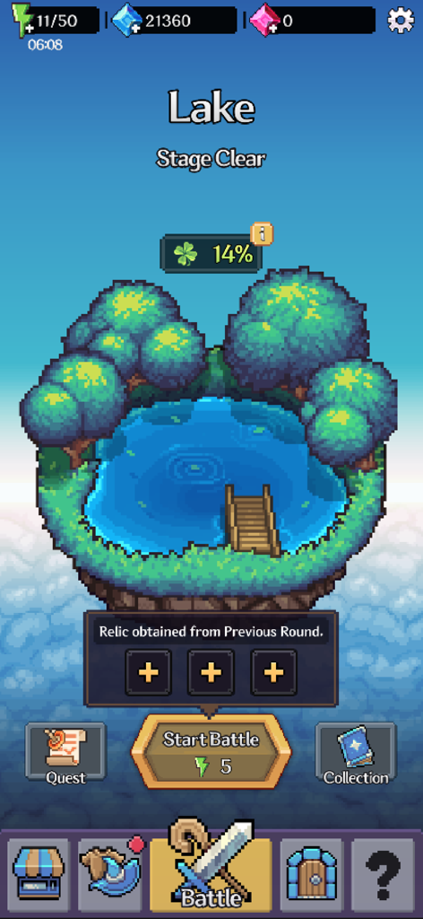 Spin Break: Roulette Battle - Spin Break Roulette Battle lake stage pixel art interface