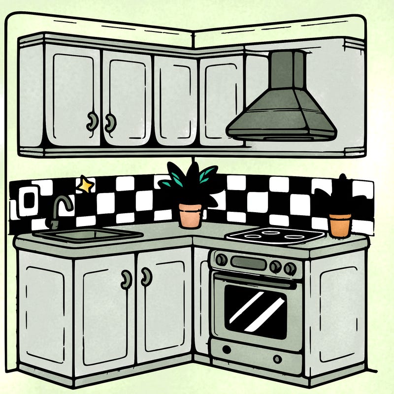 corner of a kitchen