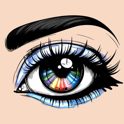 realistic eye