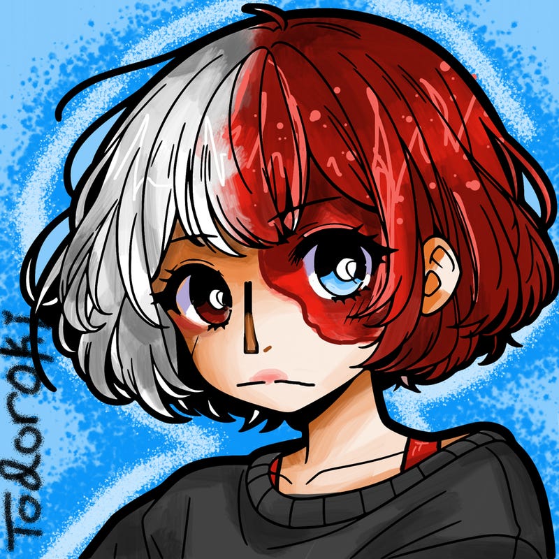 cool anime girl with short hair