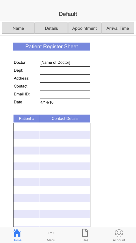 Patients List - Medical App | MWM