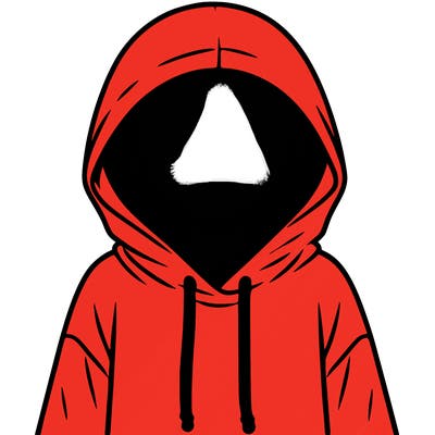 faceless girl in hoodie