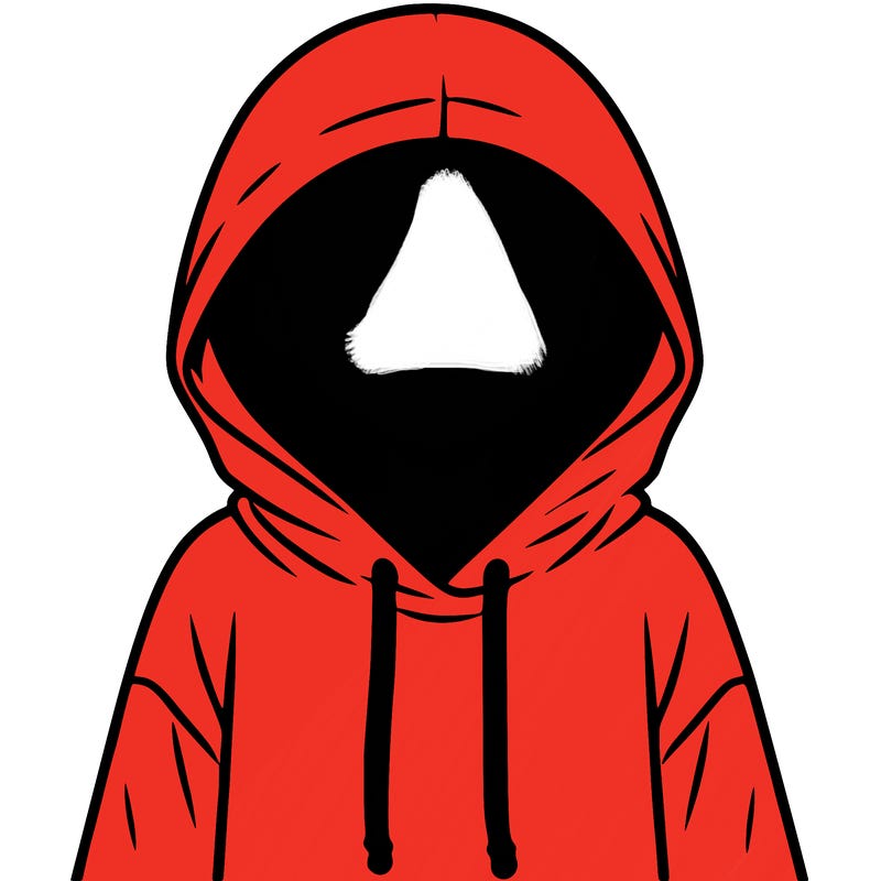 faceless girl in hoodie