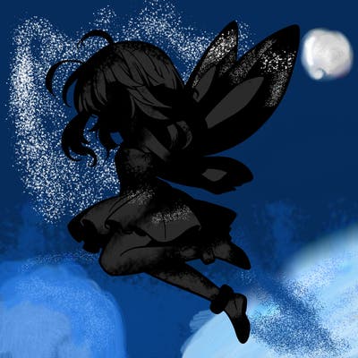 manga fairy flying