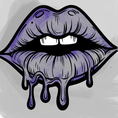 lips that look realistic and drip