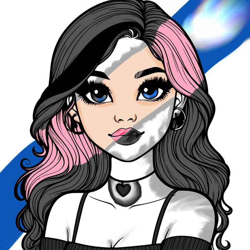 realistic pretty girl