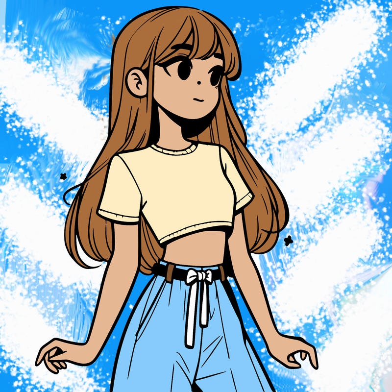 girl in a cute crop top