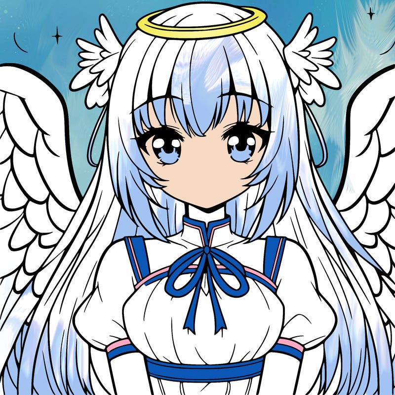 anime angel girl