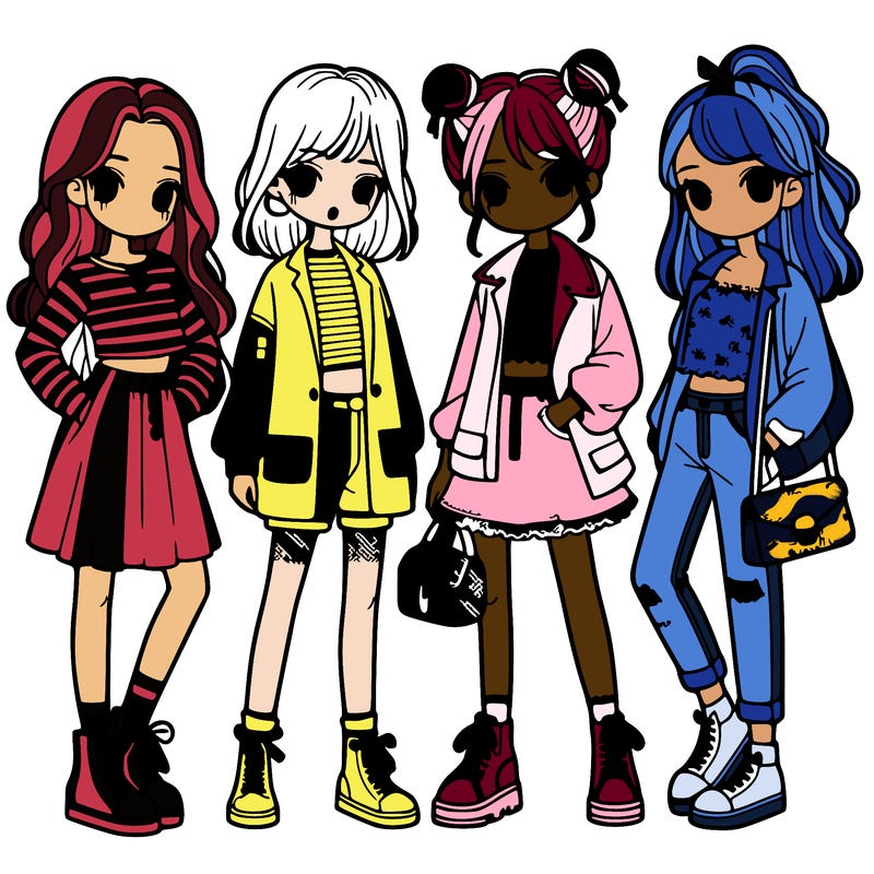 girls with fashion