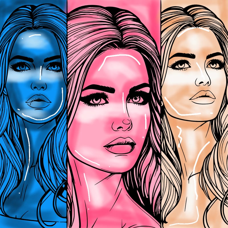 detailed realistic woman