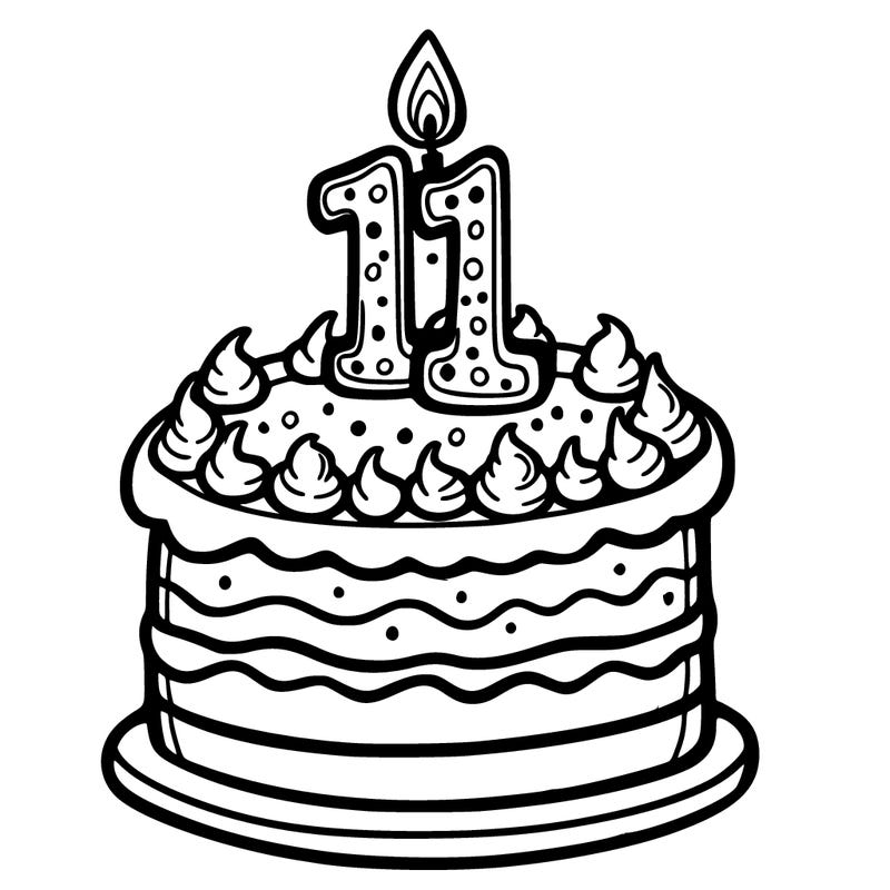 birthday cake for 11 year old girl