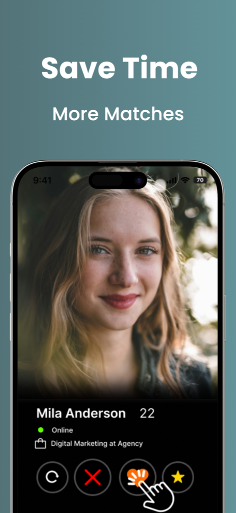 Auto Clicker: Tap Tool - 時間とお金を節約し、より多くのマッチを獲得するために、出会い系アプリのプロフィールで「いいね！」を自動化する自動クリッカーツール