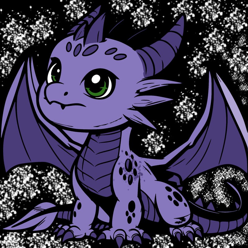 fierce baby night dragon