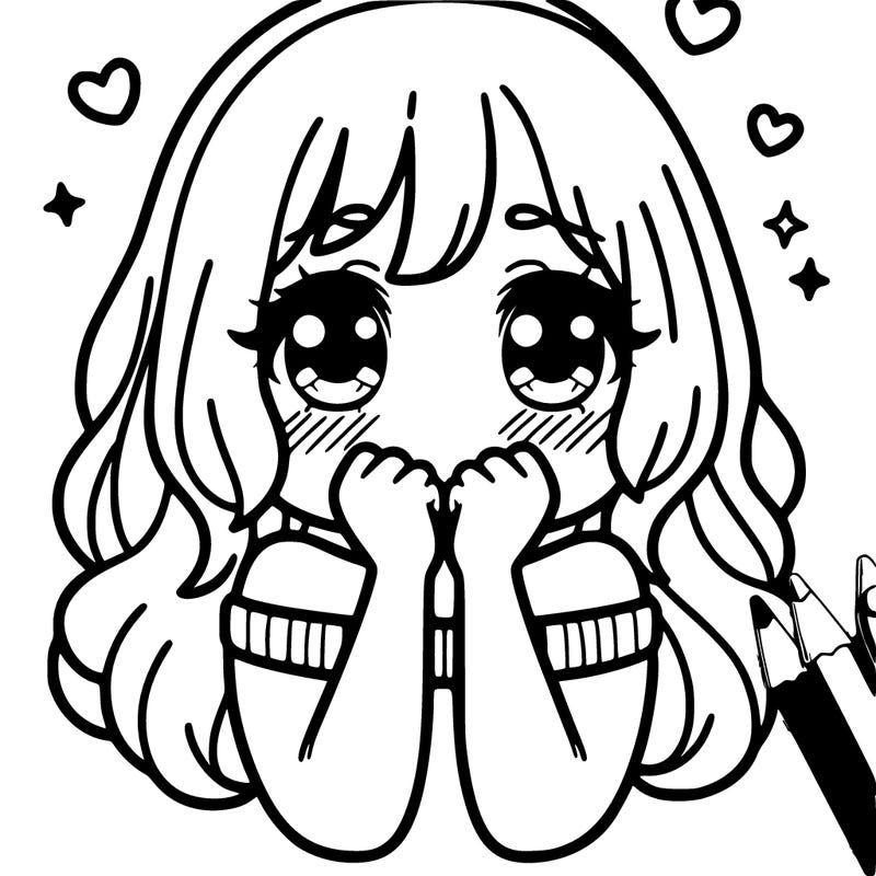 shy girl