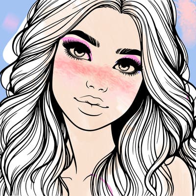 beautiful realistic girl