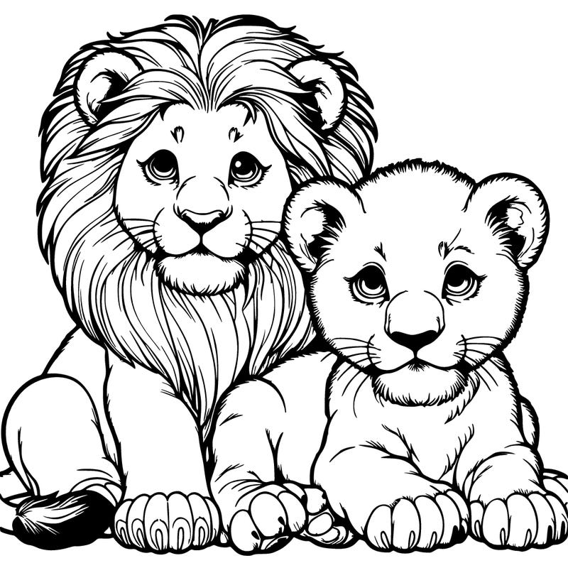 lion cubs realistic