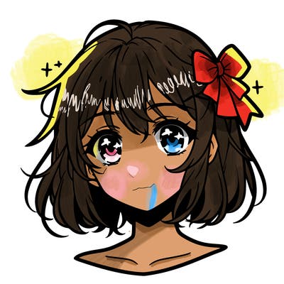 anime girl face