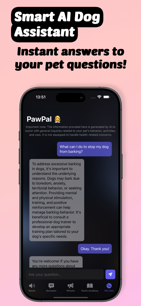 Dog to Human - Pawlo - Smart AI dog assistant providing instant answers to pet behavior questions