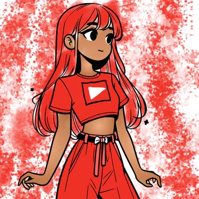 girl in a cute crop top