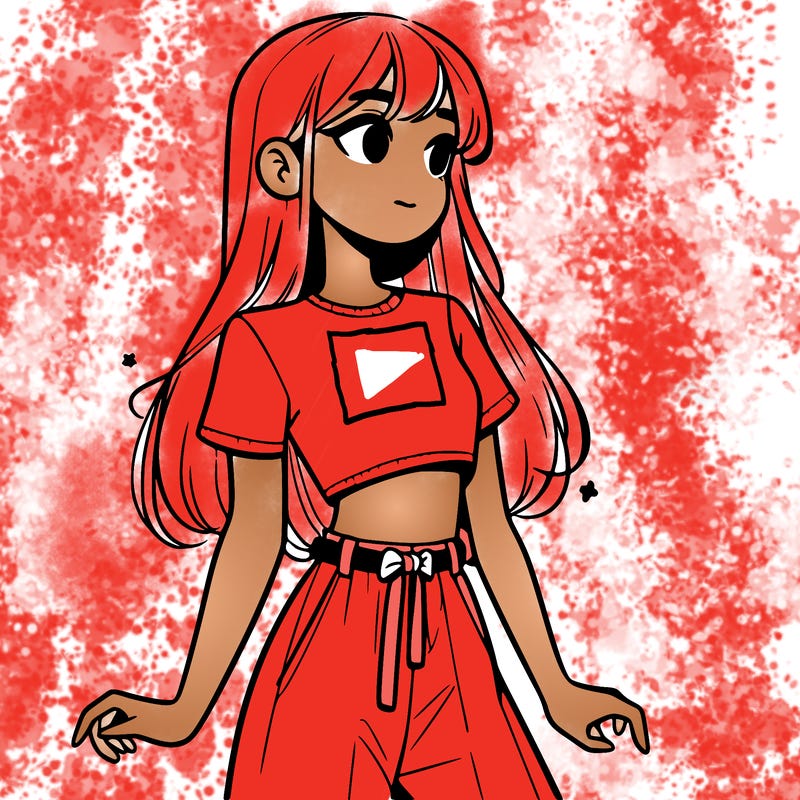 girl in a cute crop top