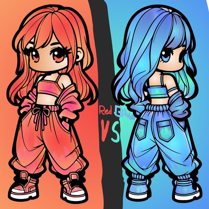 girl in crop top and baggy pants