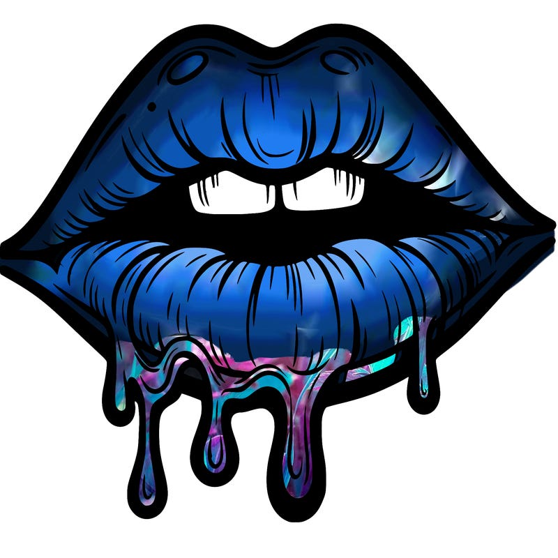 lips that look realistic and drip