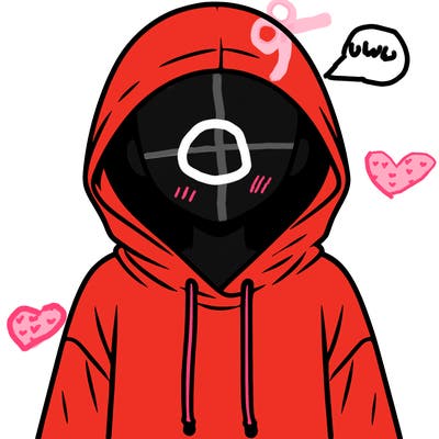 faceless girl in hoodie