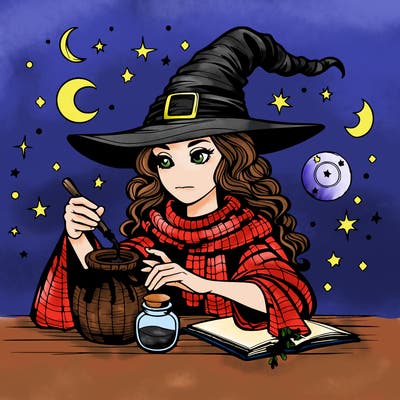 realistic witch