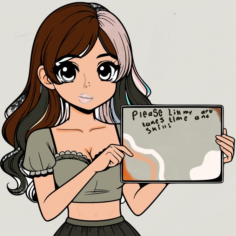 realistic pretty girl holding blank sign